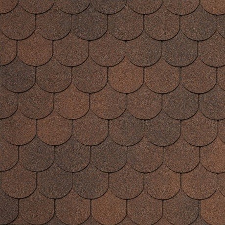 Гибкая черепица Tegola ASSISI marrone 434 купить в Кашире