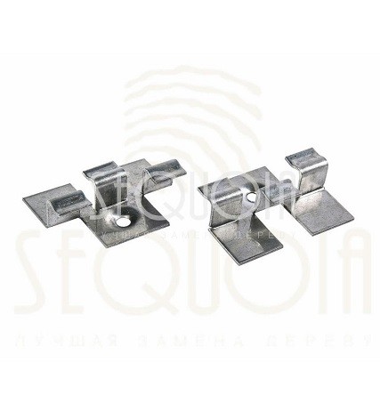 Кляймер рядный для доски террасной SEQUOIA купить в Кашире