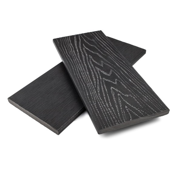 Заборная доска ДПК NanoWood Nature 3D полнотелая Антрацит купить в Кашире