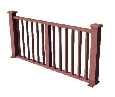 Ограждения декоративное ДПК GRINDERDECO Бруклин мербау.