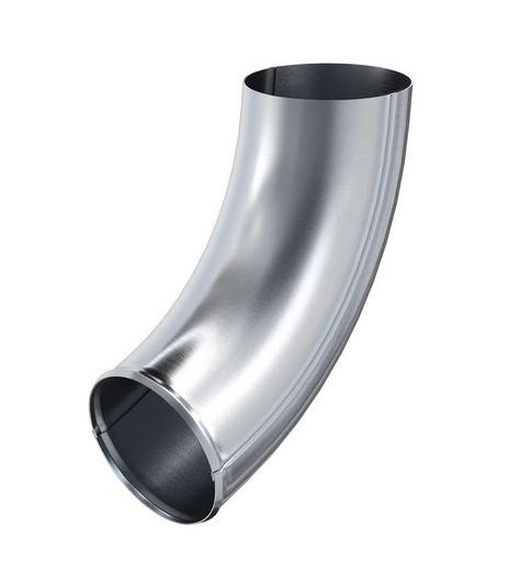 Водосток Aquasistem, Система 150/100 - Колено трубы сливное оцинковка купить в Кашире