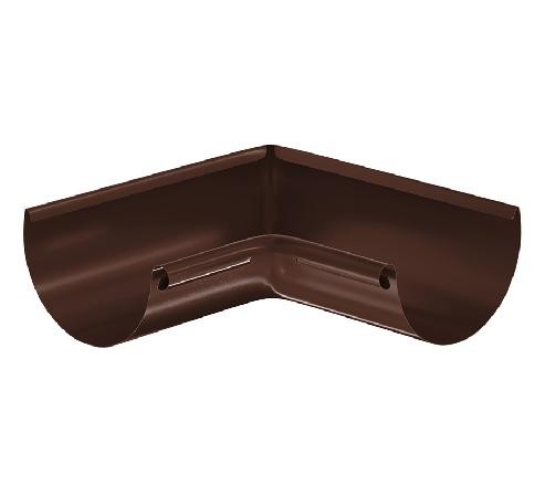 Водосток Aquasistem, система 150/100 - Угол желоба, внутренний 90° RAL 8017 Коричневый купить в Кашире
