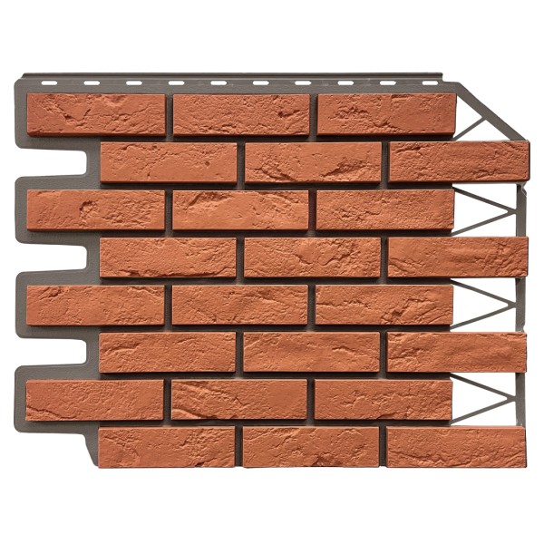 Фасадная панель FineBer, Кирпич Баварский, Терракотовый купить в Кашире