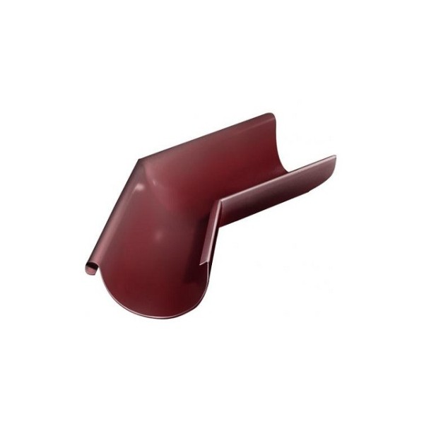 Водосток Grand Line 125x90 – Угол желоба наружный 135° RAL 3005 купить в Кашире