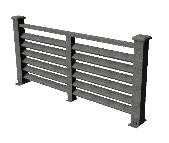 Ограждения декоративное ДПК GRINDERDECO Босфор серый базальт купить в Кашире