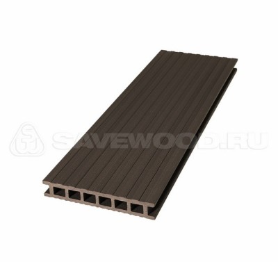 Террасная доска из ДПК SW Quercus Темно-коричневый