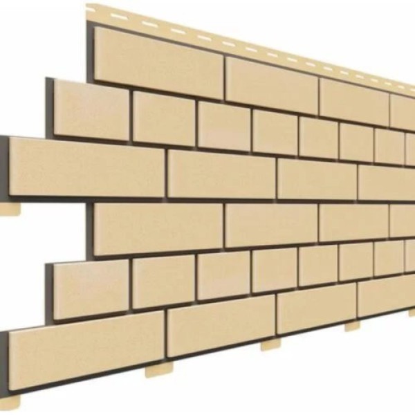 Фасадная панель Доломит Кирпич, Светло-желтый купить в Кашире