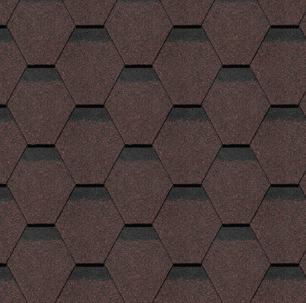 Гибкая черепица Docke, коллекция Шеффилд – Корица купить в Кашире