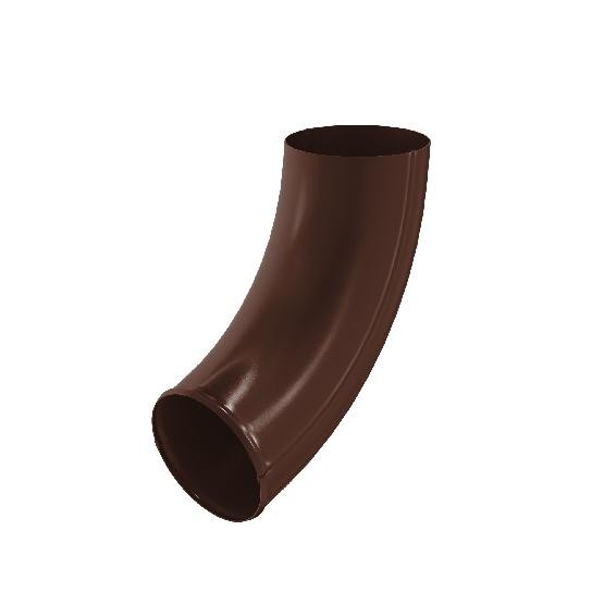 Водосток Aquasistem, система 125x90 - Отвод трубы RAL 8017 Коричневый купить в Кашире