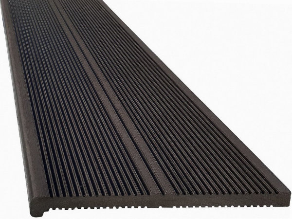 Ступени из ДПК Deckron полнотелая Венге купить в Кашире