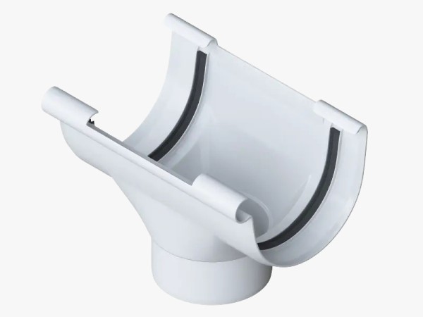 Водосток Альта-Профиль ПВХ – Воронка водосточная (белый) купить в Кашире
