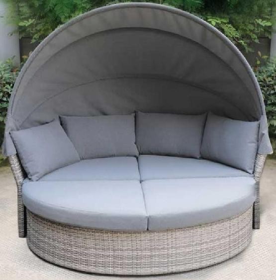 Диван-Трансформер AFINA плетеный из иск. ротанга AFM-325G Grey купить в Кашире