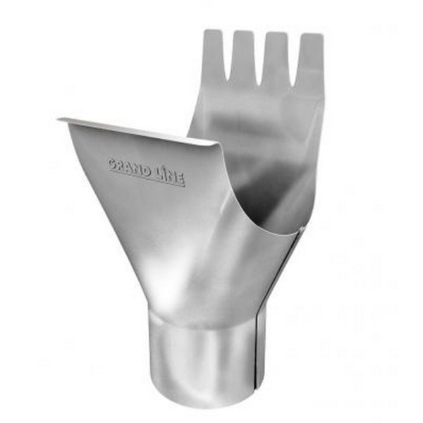 Водосток Grand Line 150x100 – Воронка желоба RAL 9003 купить в Кашире