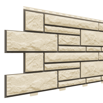 Фасадная панель Доломит, Брусчатка Доломит Бежевый (3м)