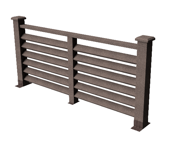 Ограждения декоративное ДПК GRINDERDECO Босфор венге купить в Кашире