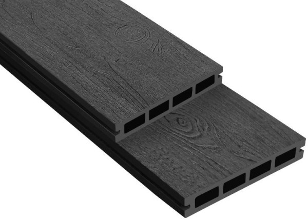 Террасная доска ДПК Outdoor 3D NEVADA/CALIFORNIA черная купить в Кашире