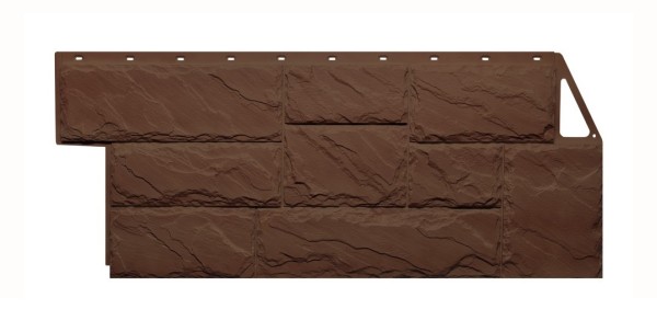 Фасайдинг Серия «Камень крупный» Коричневый купить в Кашире