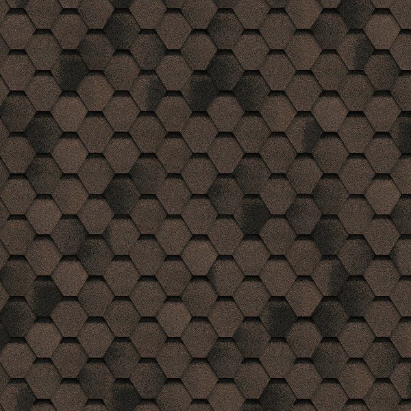 Гибкая черепица Shinglas, серия Финская,коллекция Соната – Коричневый купить в Кашире