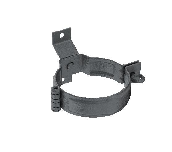 Водосток Aquasistem, Система 125/90 - Декоративный хомут трубы под дерево с комплектом крепления RR 23 Маренго matt купить в Кашире