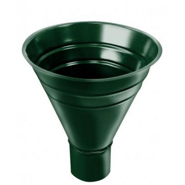 Водосток Grand Line 125x90 – Воронка водосборная RAL 6005 купить в Кашире