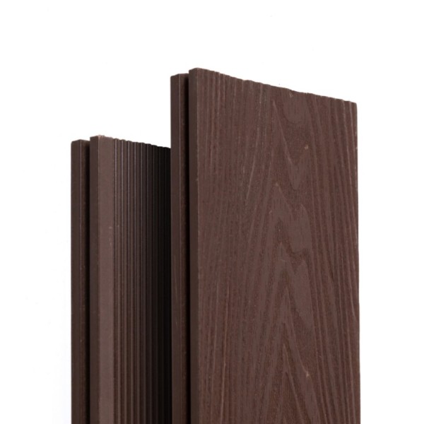 Террасная доска Ecodecking Экстра 3D полнотелая Графит купить в Кашире