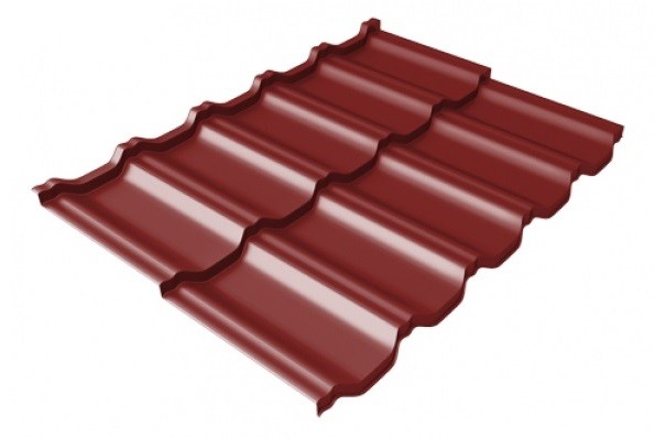 Металлочерепица модульная Квинта Uno Grand Line c 3D резом 0,45 PE RAL 3011 коричнево-красный купить в Кашире