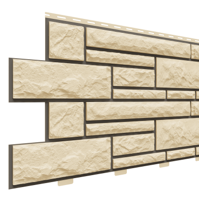 Фасадная панель Доломит, Брусчатка Доломит Шампань (3м)