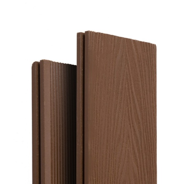 Террасная доска Ecodecking Экстра 3D полнотелая Шоколад купить в Кашире