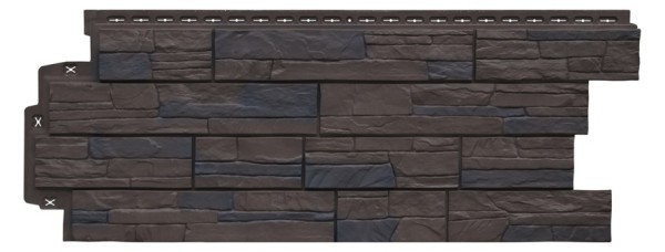 Фасадная панель Grand Line Сланец Элит Орех купить в Кашире