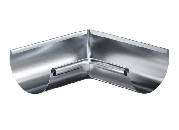 Водосток Aquasistem, Система 150/100 - Угол желоба внутренний оцинковка 90° купить в Кашире