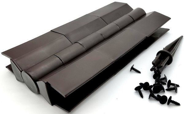 Угловой элемент поворотный, пластиковый от 60° до 300° для доски 225х30 мм из ДПК Чёрный Holzhof купить в Кашире