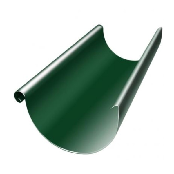 Водосток Grand Line 125x90 – Желоб 3м RAL 6005 купить в Кашире