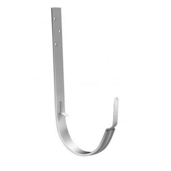 Водосток Grand Line 150x100 – Кронштейн длинный RAL 9003 купить в Кашире