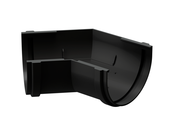 Угол желоба универсал 135˚ Docke Premium ПВХ - Карбон купить в Кашире