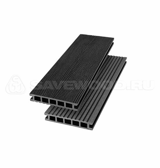 Террасная доска из ДПК SW Ornus радиальный распил черный купить в Кашире