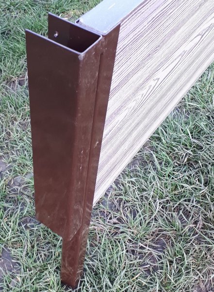 Угловой элемент металл, 90° для доски 300х30 мм Holzhof купить в Кашире