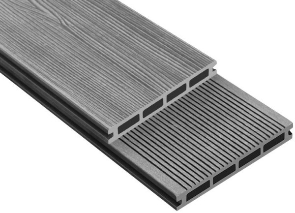 Террасная доска ДПК Outdoor 3D STORM/Вельвет серая микс купить в Кашире