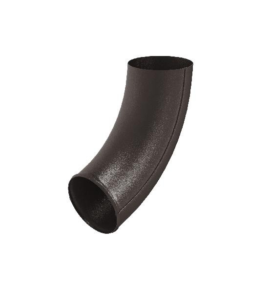 Водосток Aquasistem, Система 150/100 - Отвод трубы RR 32 Тёмно-коричневый matt купить в Кашире