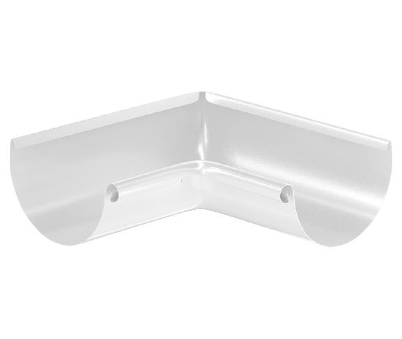 Водосток Aquasistem, система 150x100 - Угол желоба, внутренний 90° RR 20 Мраморно-белый купить в Кашире