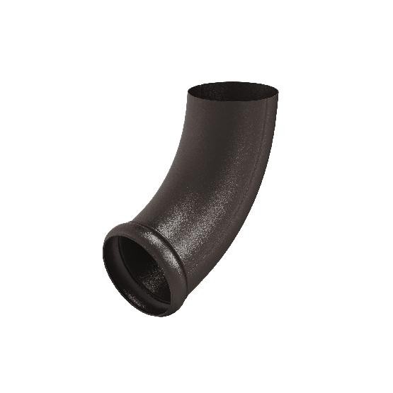 Водосток Aquasistem, Система 150/100 - Отвод трубы декорированный RR 32 Тёмно-коричневый matt купить в Кашире