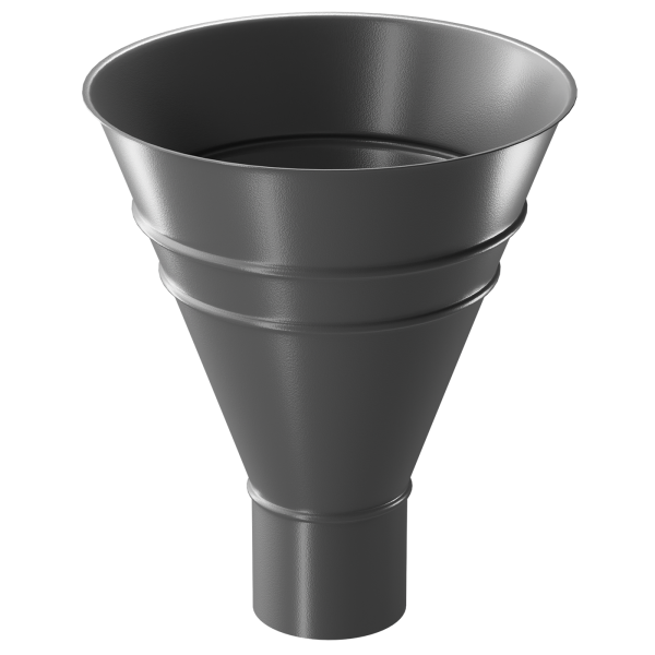 Воронка водосборная Döcke STAL PREMIUM, Графит купить в Кашире