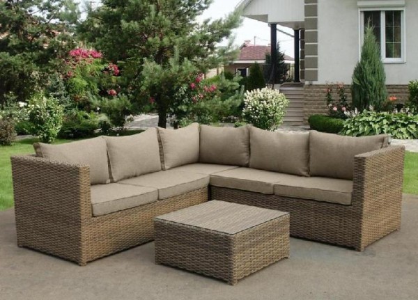 Комплект мебели AFINA плетеной из иск. ротанга YR825B Beige купить в Кашире