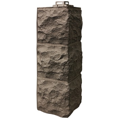 Угол наружный Fineber «Доломит» Дымчатый