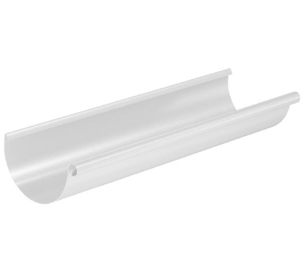 Водосток Aquasistem, система 125x90 - Водосточный желоб 3.00м RR 20 Мраморно-белый купить в Кашире