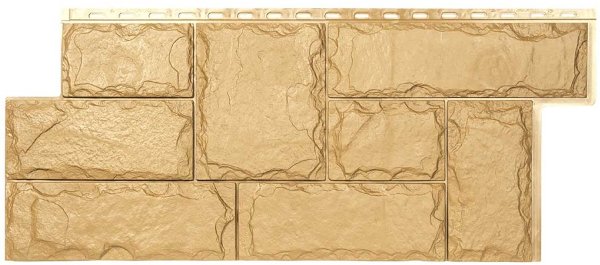 Фасадная панель T-Сайдинг-МАРСЕЛЬ ЭКО-1 Амбер купить в Кашире