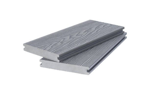 Доска террасная 3D фактура дерева POLIVAN GROUP двухсторонняя полнотелая SINGARAJA серый купить в Кашире