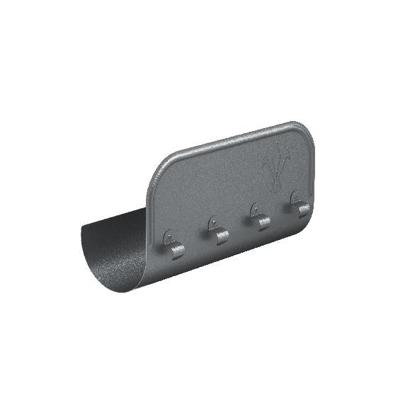 Водосток Aquasistem, Система 125/90 - Ограничитель перелива прямой RR 23 Маренго matt купить в Кашире