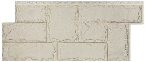 Фасадная панель T-Сайдинг-МАРСЕЛЬ ЭКО-1 Уайт купить в Кашире