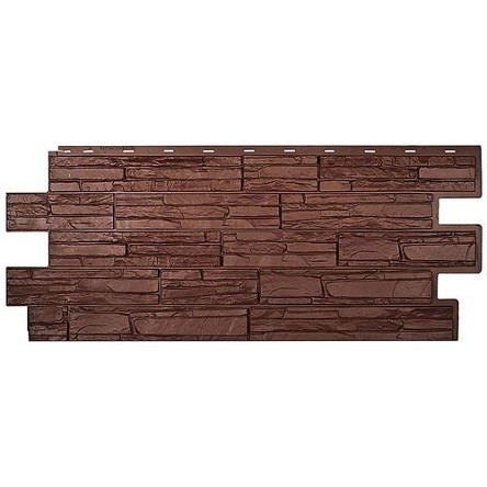 Фасадная панель T-Сайдинг-Альпийская сказка Коричневый купить в Кашире