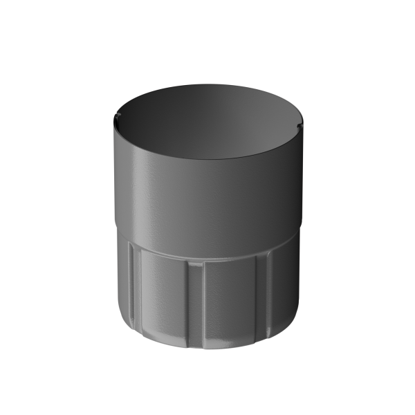 Муфта соединительная для водостока Döcke STAL PREMIUM, Графит купить в Кашире